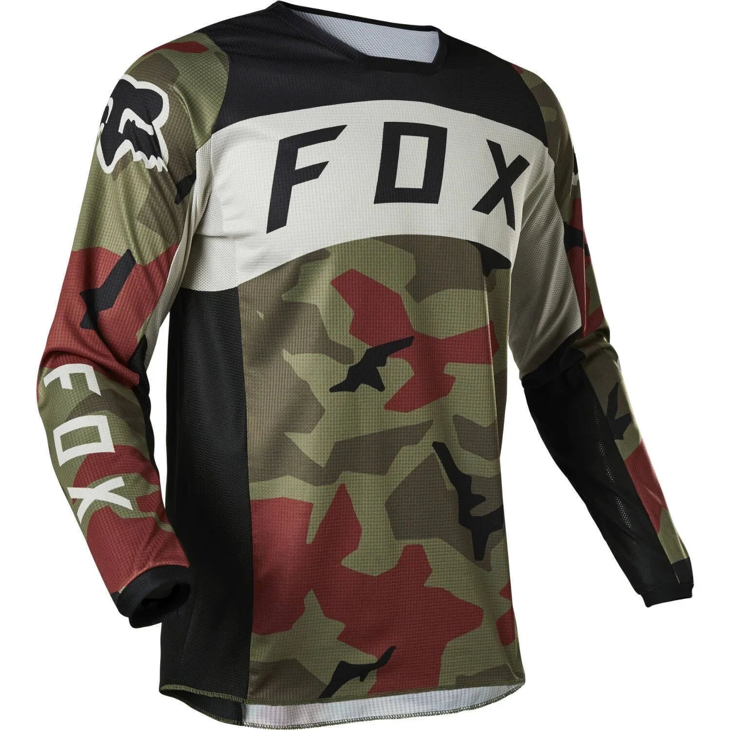 Traje FOX RACING 180 BNKR Verde CAMO Edición Limitada