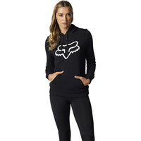 Polerón Mujer FOX RACING Canguro BOUNDARY Negro Blanco