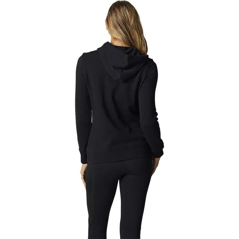 Polerón Mujer FOX RACING Canguro BOUNDARY Negro Blanco