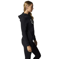 Polerón Mujer FOX RACING Canguro BOUNDARY Negro Blanco