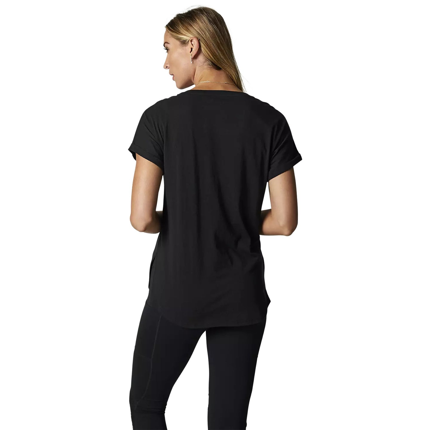 Polera Mujer FOX RACING Boundary Negra Rosada