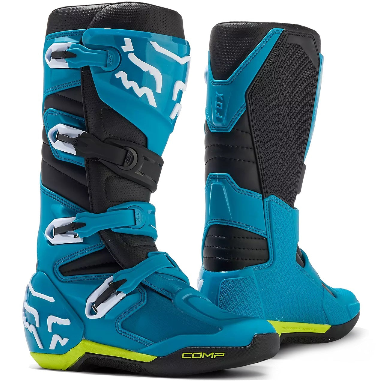 Botas FOX RACING COMP 2025 Azul Fluor