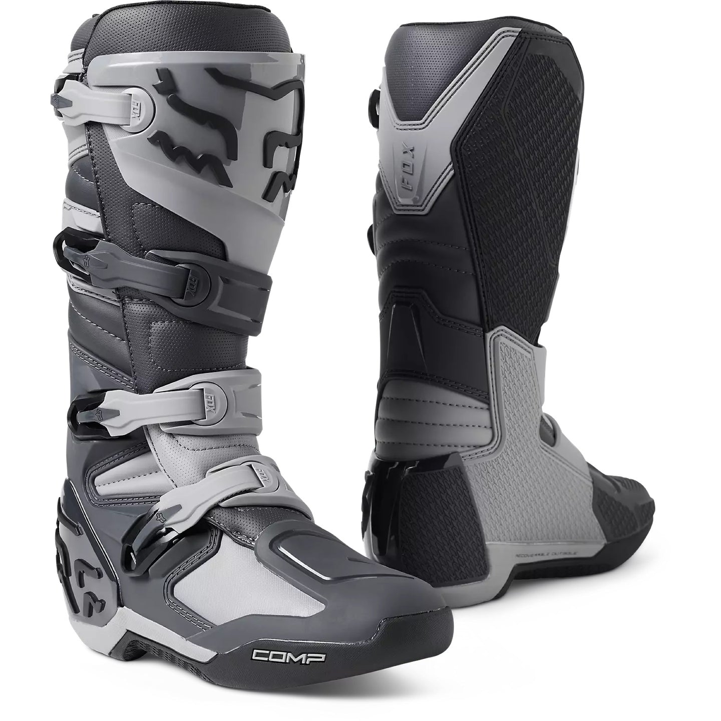 Botas FOX RACING COMP 2024 Gris Negra