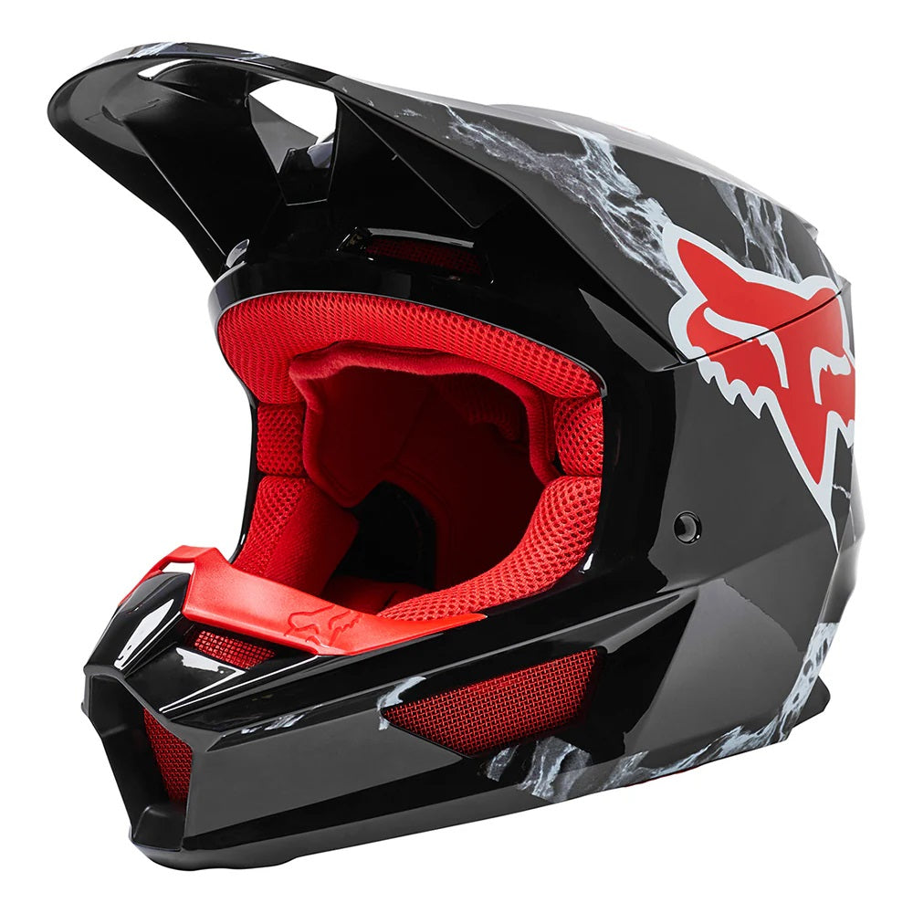 Casco FOX RACING V1 KARRERA Negro