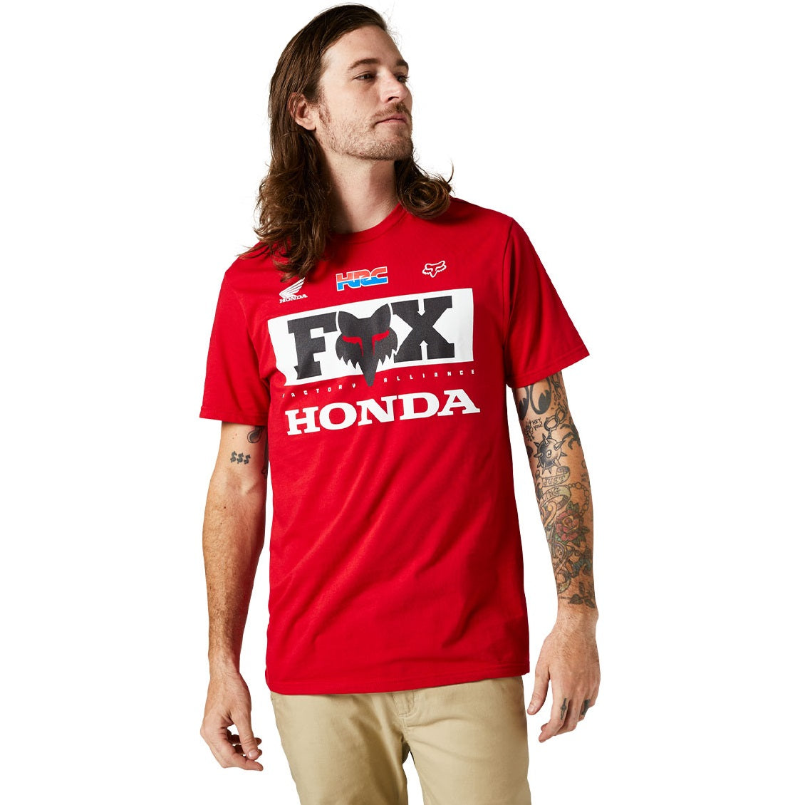 Polera FOX RACING HONDA HRC Premiun Edición Limitada Roja