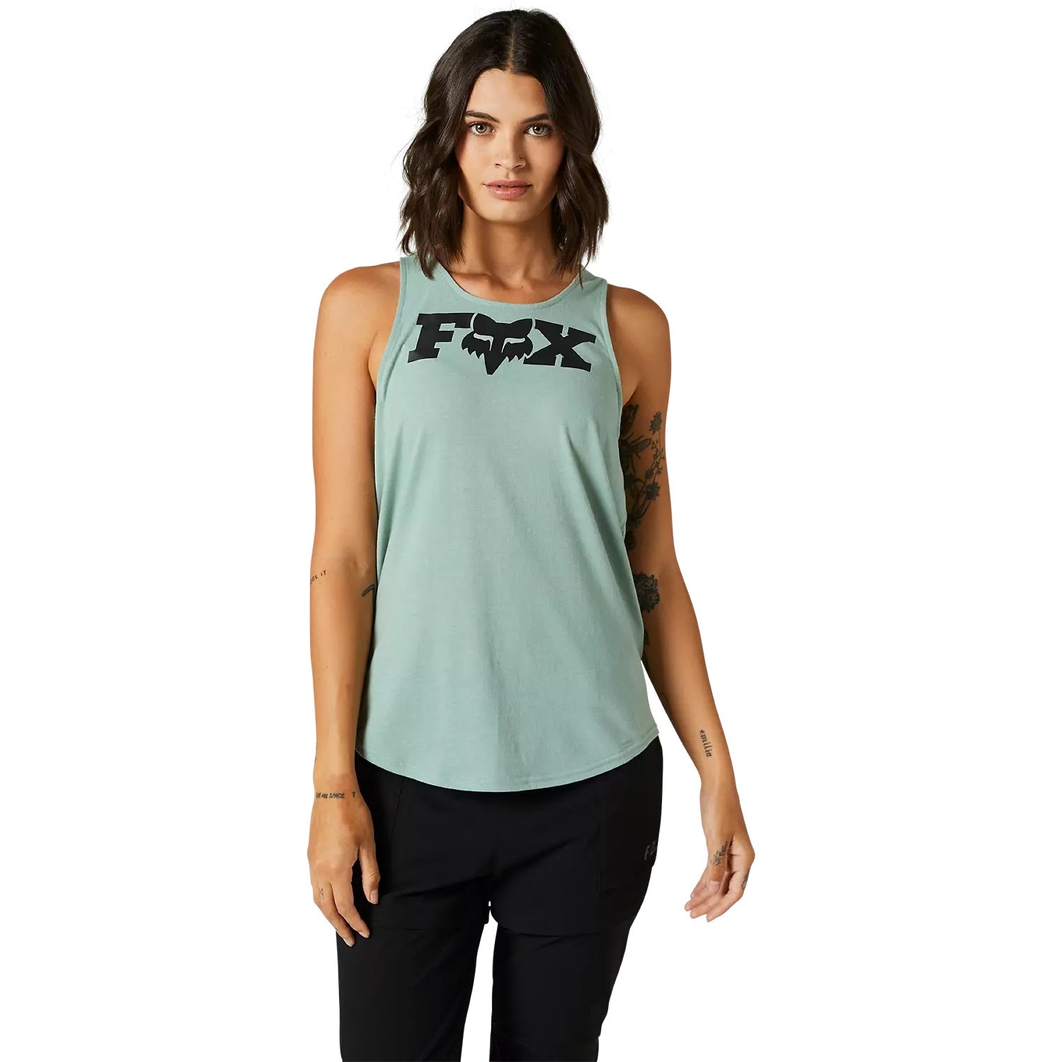 Polera Mujer FOX RACING sin mangas BRACER TANK Verde