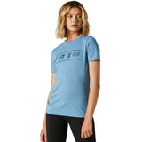 Polera Mujer FOX RACING PINNACLE Celeste