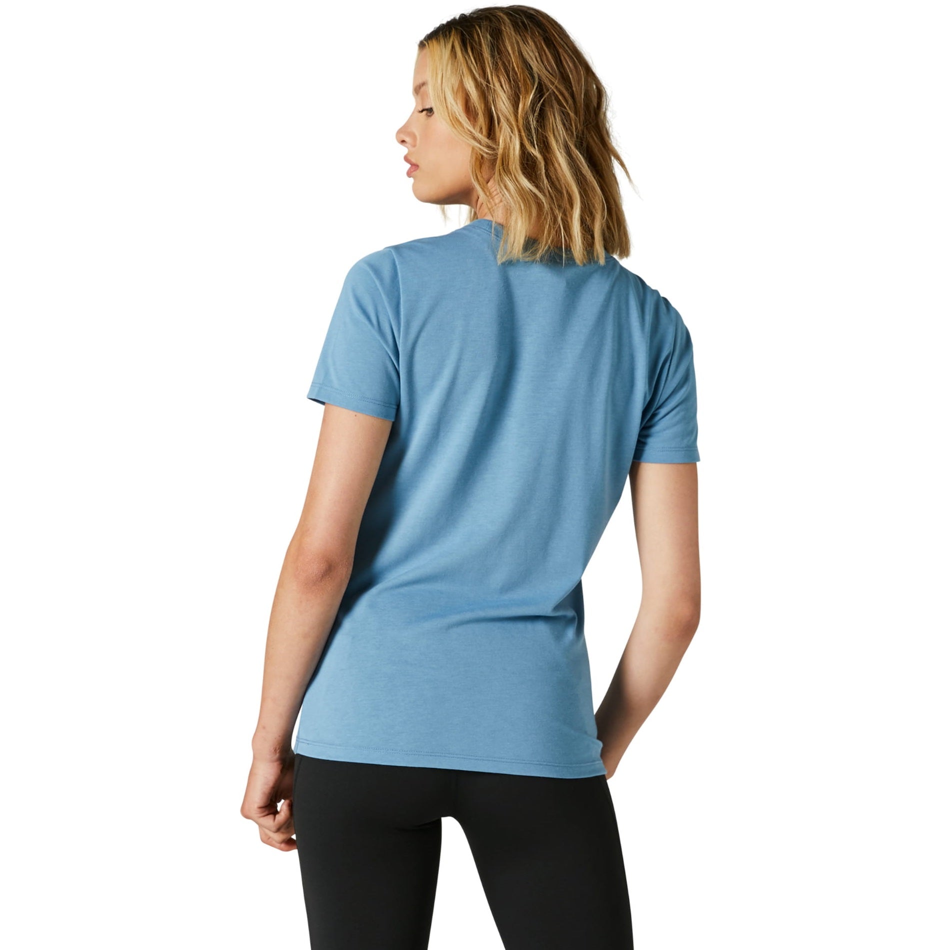 Polera Mujer FOX RACING PINNACLE Celeste