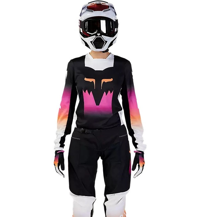 Jersey Mujer FOX RACING 180 FLORA Negra Rosada