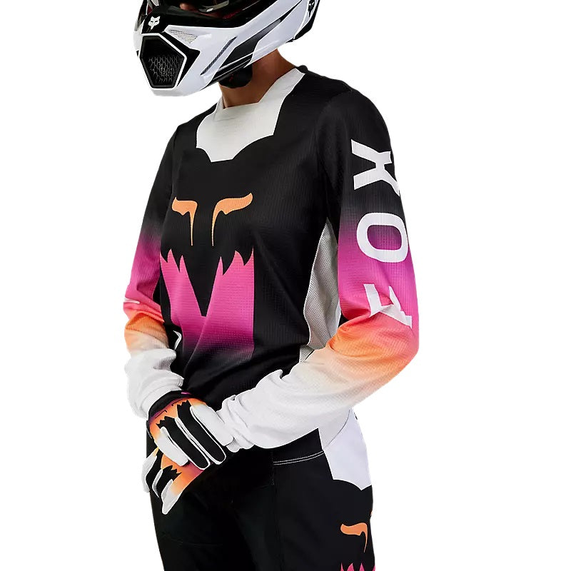 Jersey Mujer FOX RACING 180 FLORA Negra Rosada