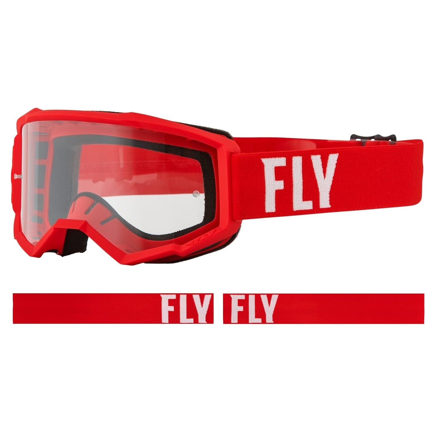 Antiparra FLY RACING FOCUS Niño Roja