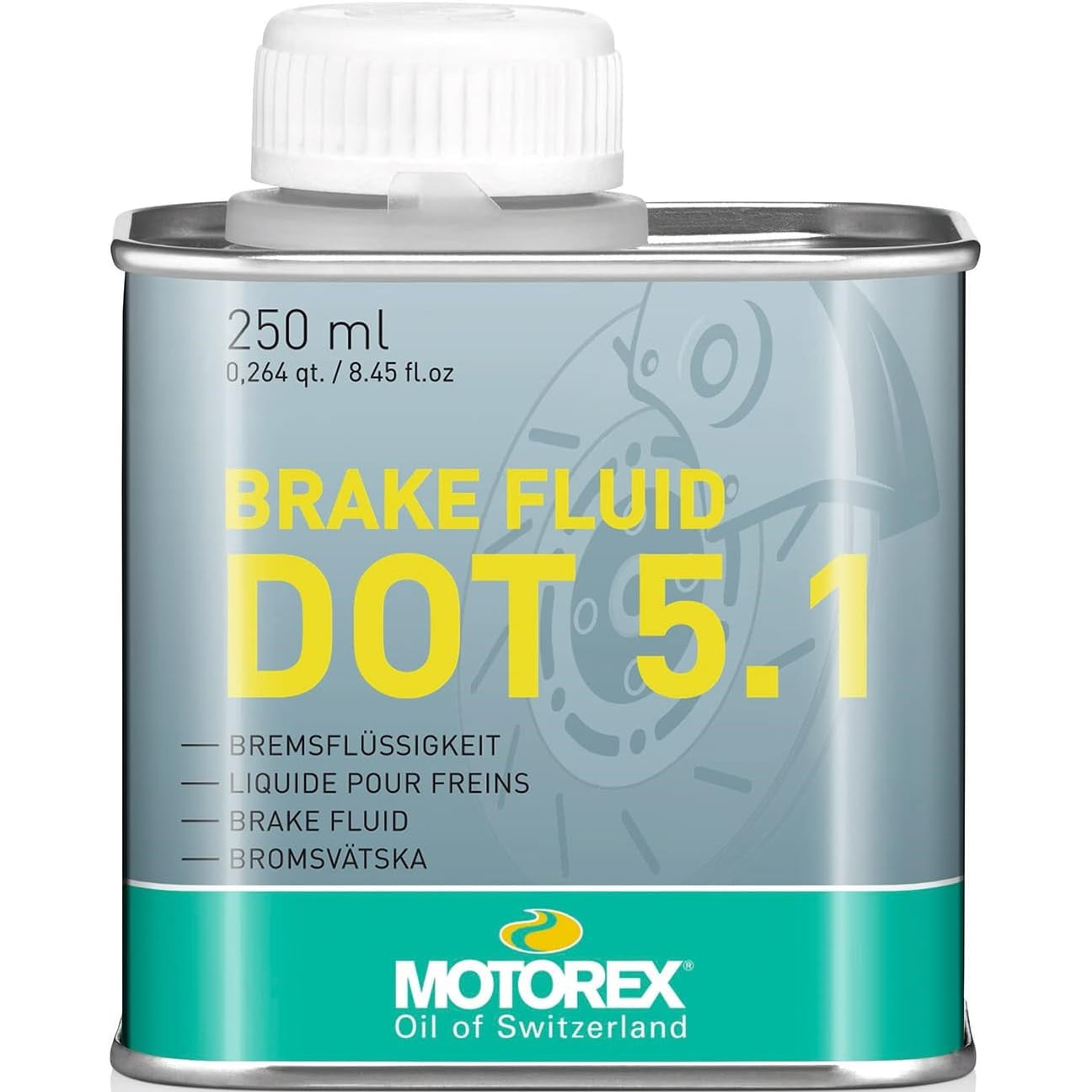 Líquido de Frenos MOTOREX DOT 5.1 Lata 250 ml.