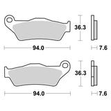 Pastilla de Freno Delantera PROTECH KTM / HUSQVARNA / HUSABERG / TM