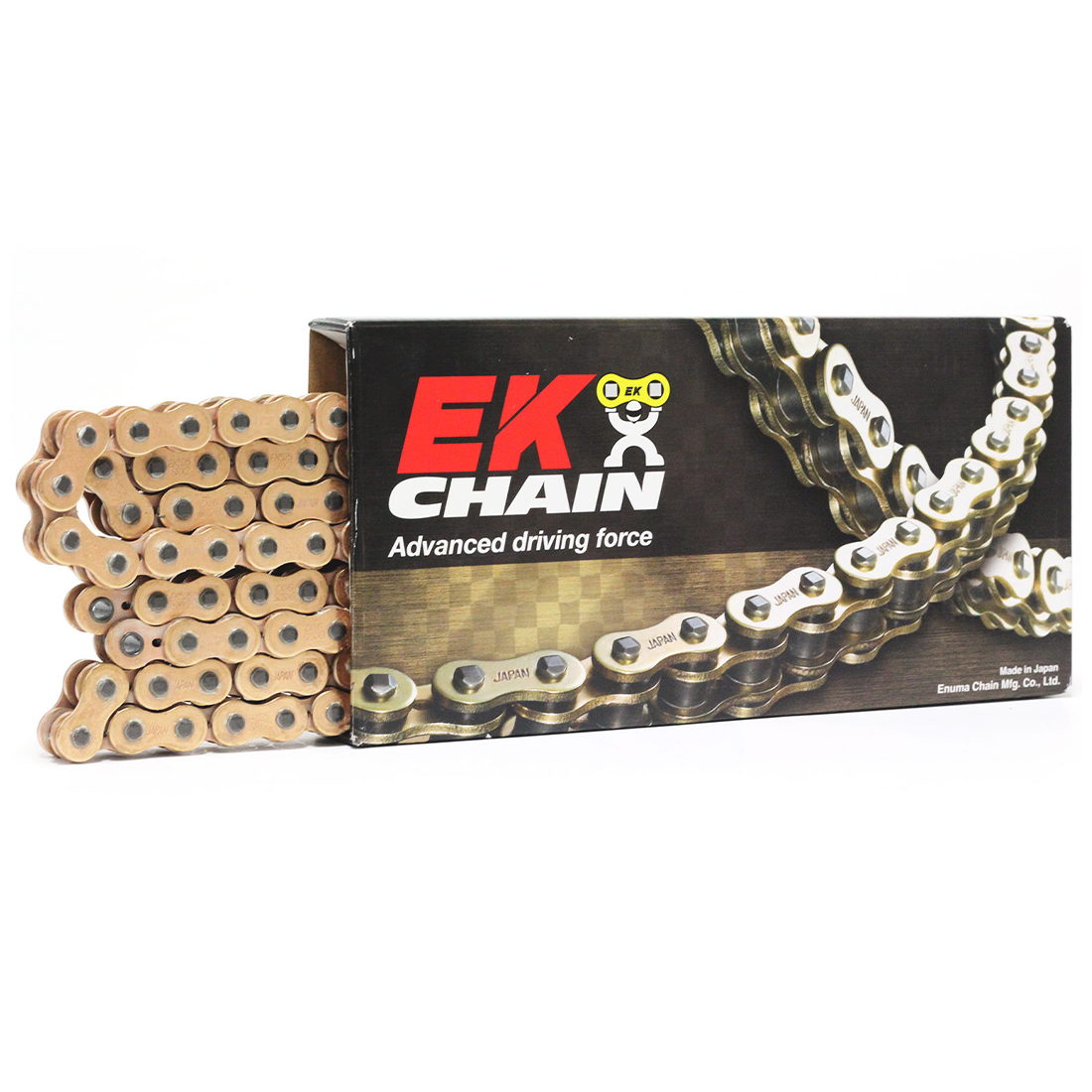 Cadena Moto EK CHAIN 520SRO-118 GOLD O-RING