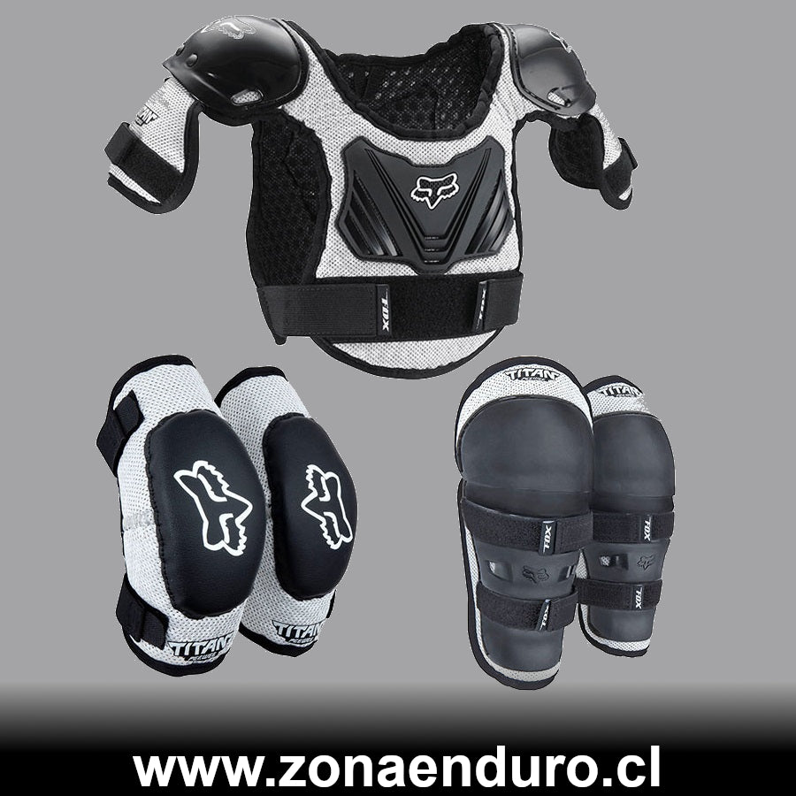 FOX RACING PEEWEE PACK Negro (2 - 7 años)