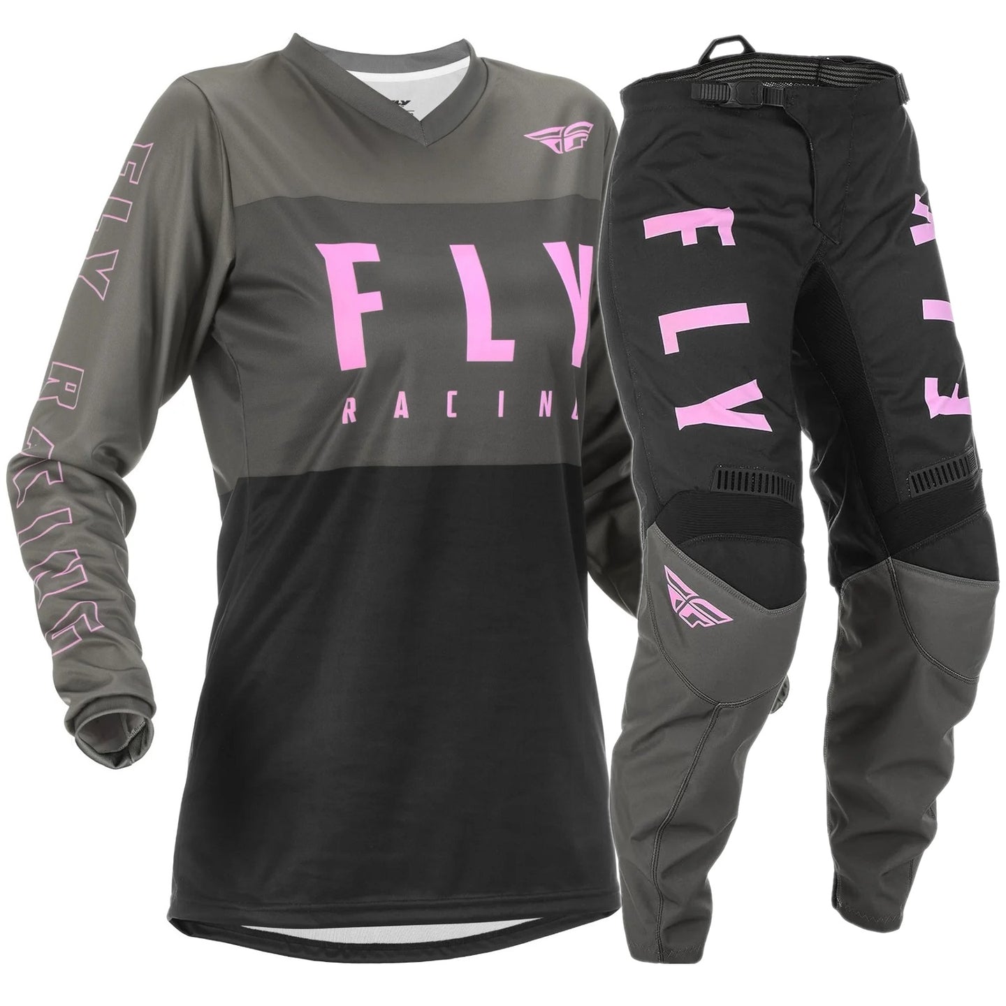 Traje FLY RACING MUJER F-16 Rosado