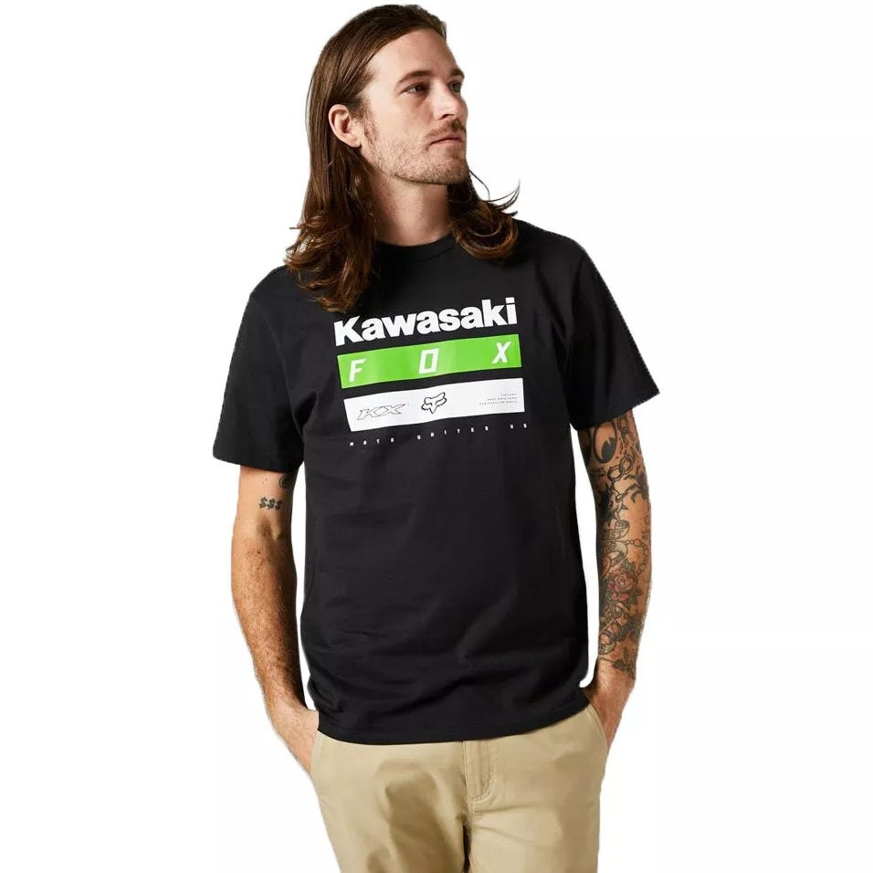 Polera FOX RACING KAWASAKI Edición Limitada Negra